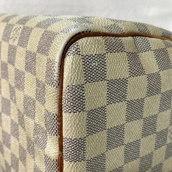 Louis Vuitton Speedy 30 Damier Azur Authentic With Key and Lock 316 - Picture 7 of 15